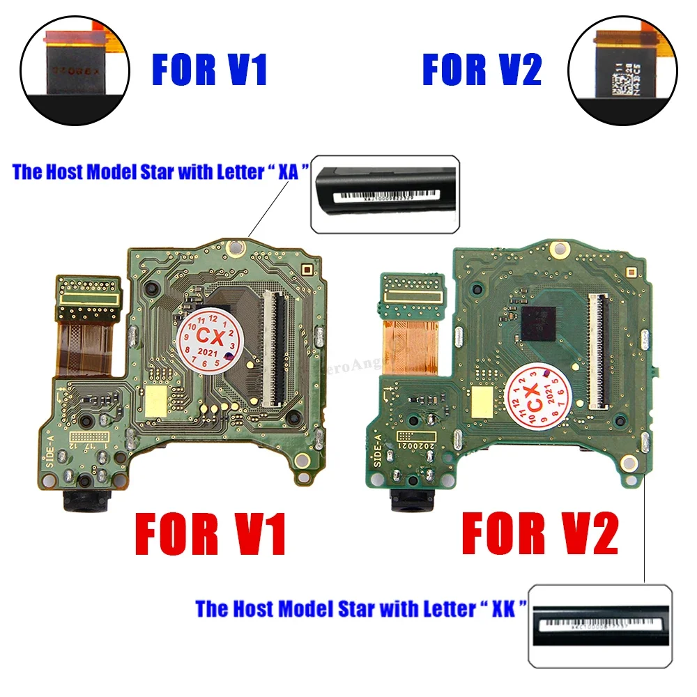 Scheda lettore di prese per slot per schede di gioco di ricambio originale NUOVA con porta jack per cuffie per auricolari per console di gioco