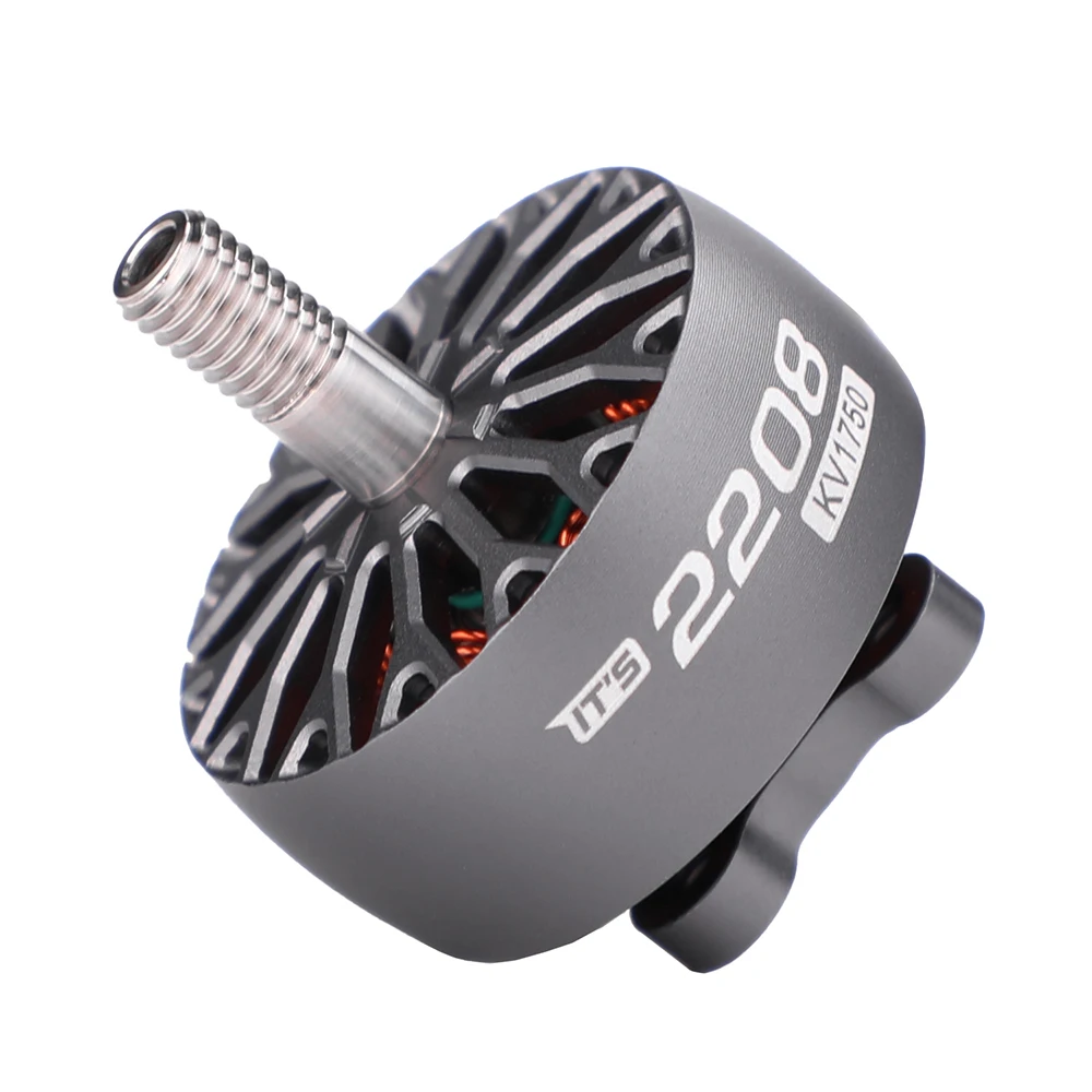 T-MOTOR ITS 2208 Brushless Motor KV1750 For FPV 6S 1750kv Smooth Freestyle