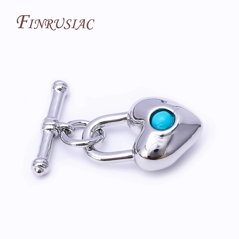 Rhodium Plated Hear…