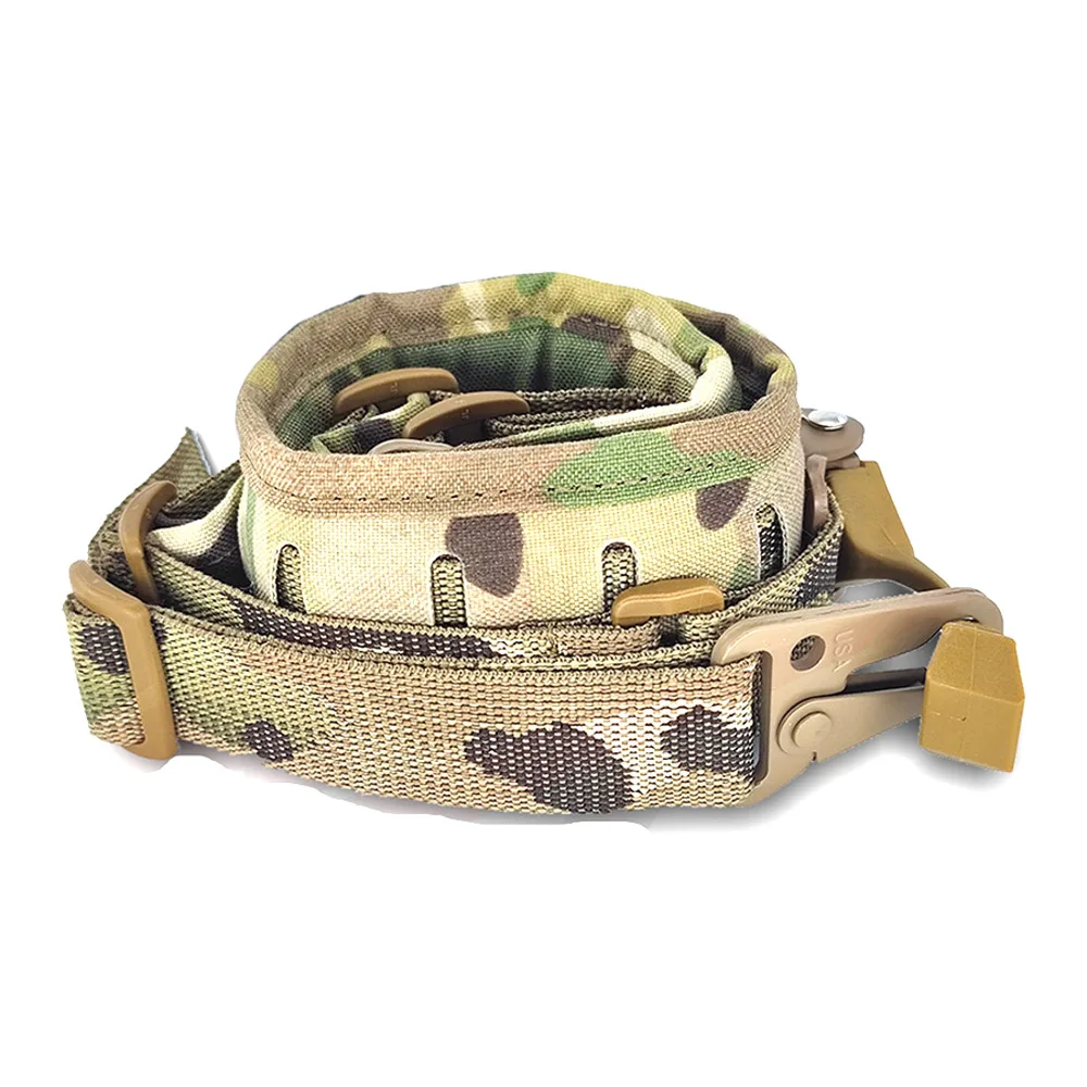 Dwupunktowe paski do zawieszenia na zewnątrz z szybką regulacją SLINGSTER 500D Nylon Camo 2-punktowy zawiesie do broni laserowej