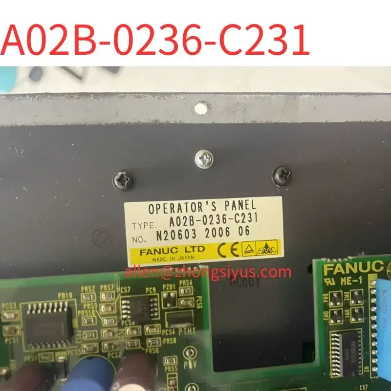 second-hand Original key board A02B-0236-C231 test OK