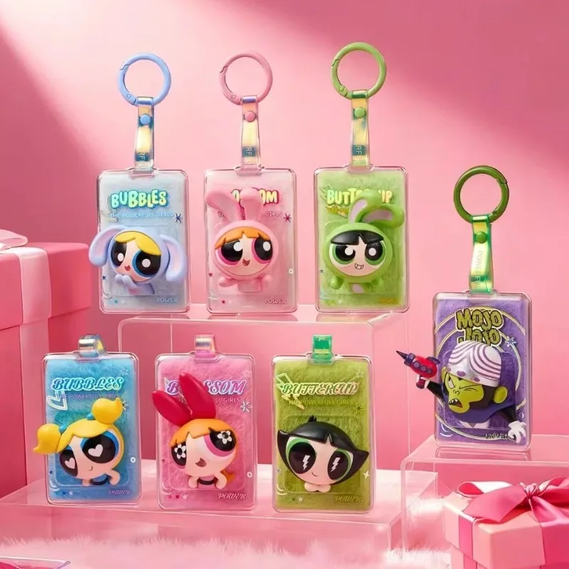 

KAYOU натуральная бархатная блестящая серия подвесок для девочек Powerpuff, коллекция подвесных карточек, игрушки, праздничные подарки