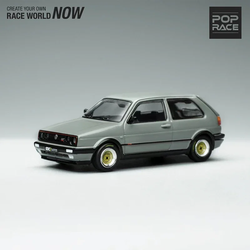 

POPRace 1:64 модель автомобиля из сплава Golf GTI MK2 открытая задняя дверь 1986 автомобиль-серый