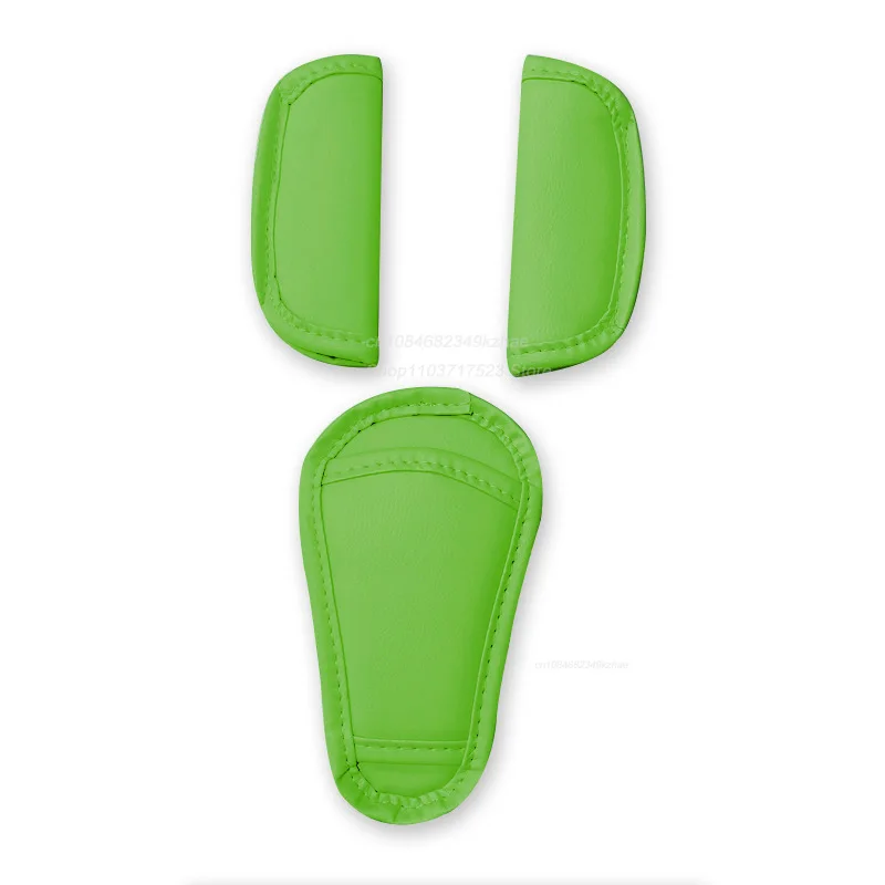 Funda de hombro para cochecito de bebé, cojín de cinturón, fundas ajustables, Protector de hombro, fundas de correa para asiento de niños, 3 piezas