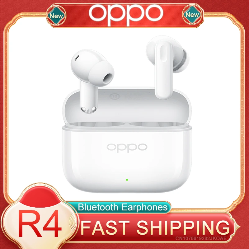 سماعات OPPO Enco R4 سماعة لاسلكية تعمل بالبلوتوث 5.4 داخل الأذن سماعات AAC/SBC AI للحد من الضوضاء سماعة موسيقى ستيريو HiFi 560 مللي أمبير في الساعة
