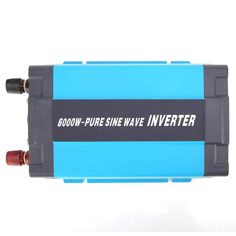 Pure Sine Wave Inverter 3000W/4000W/6000W/7000W DC 12V/24V/48V to AC 220V 240V Power Inverter Charger Adapter Universal Socket