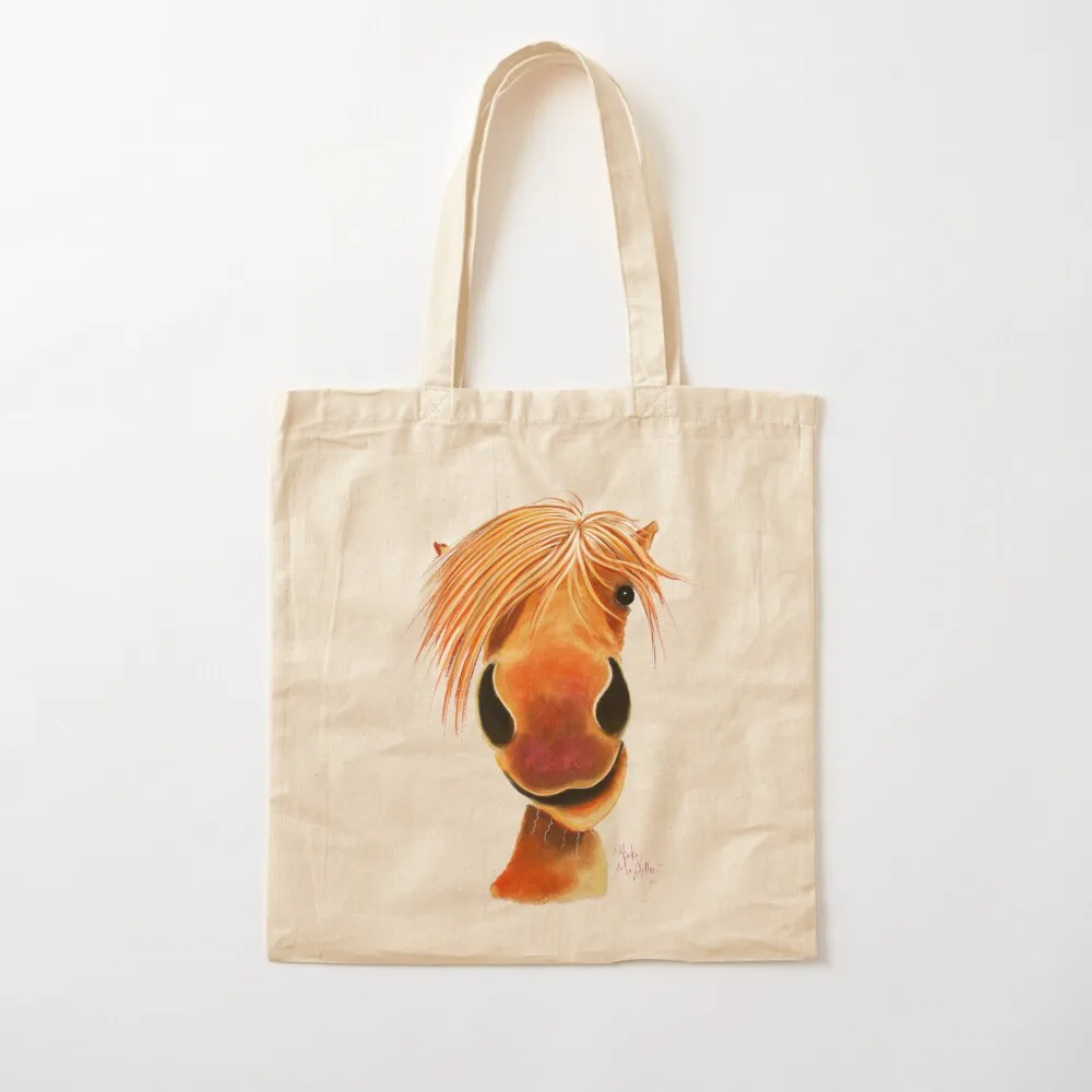 HoRSe PRiNT ' HaPPY GiNGeR NuT ' BY SHiRLeY MacARTHuR Tote Bag Lady bags university shopper bag Canvas stote bag