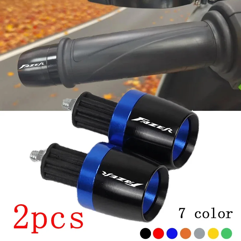 Motorcycle Handlebar Grips Handle Bar Cap End Plugs For Yamaha FZ1 FZ6 FZ8 Fazer 150 250 400 1000 Accessories