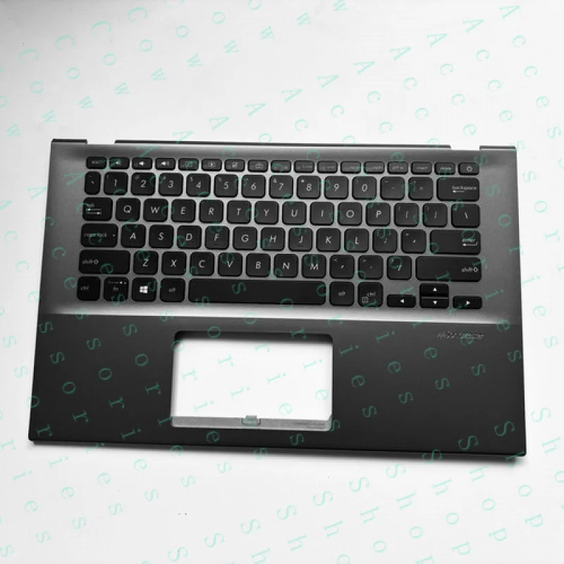 

PP+ FOR ASUS X412 X412UA Grey C Shell Upper Palmrest Backlit Keyboard