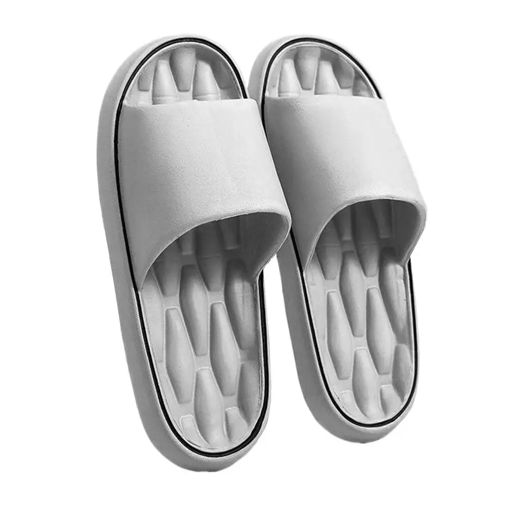 Super Light Soft Slippers Simple Fashion Slides EVA Elastic Shoes Colorful Sneakers In Door Bathroom Flip Flops view 2