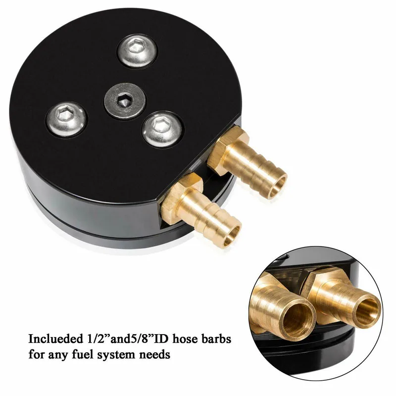 Fuel Tank Filter Gas Integrated Return Dual-Port Sump Kit Compatible with Airdog FASS Cummins Duramax Powerstroke for Fuel Pump