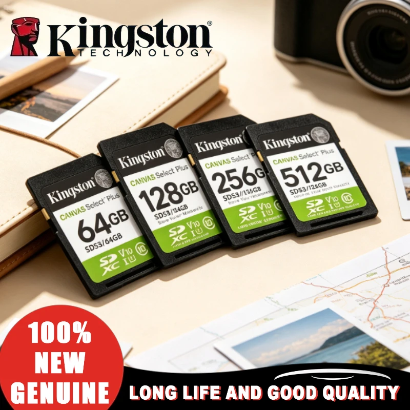 kingston-32-256gb-100mb-s-read-class10-canvas-select-plus-sds2-sd-card-portable-flash-storage-card-2026-new-for-camera
