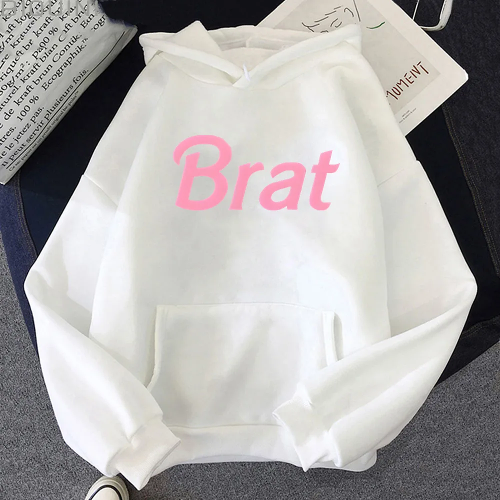 Charli XCX Hoodies 2024 Tour Brat Album Women/Men Hoodies Funny Unisex Sweatshirts Vintage Hip Hop Sudaderas Harajuku Clothes