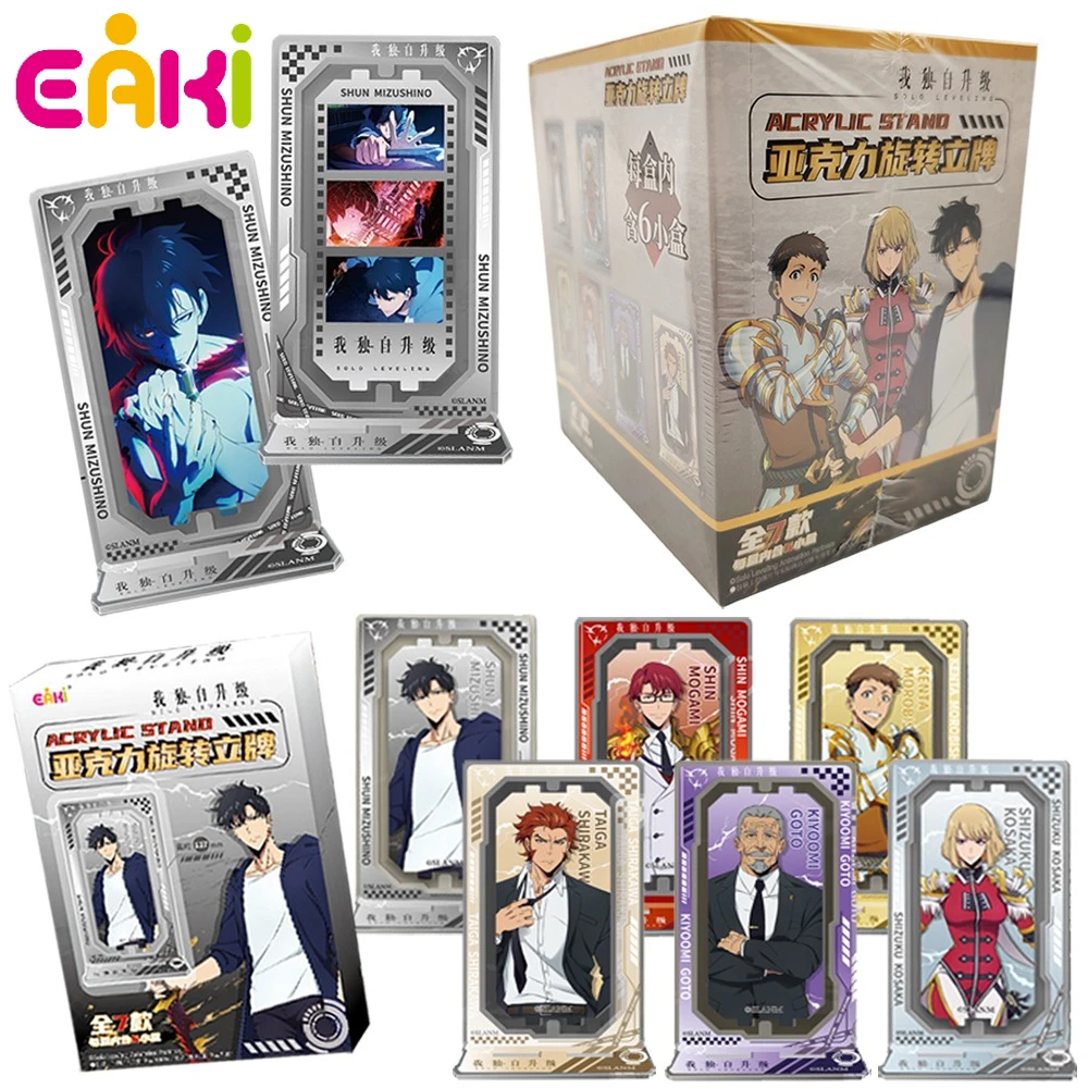 

Genuine EAKI Solo Leveling Youth Anime Handsome Protagonist Group Rotating Acrylic Figure Child's Collection Model Ornaments Toy