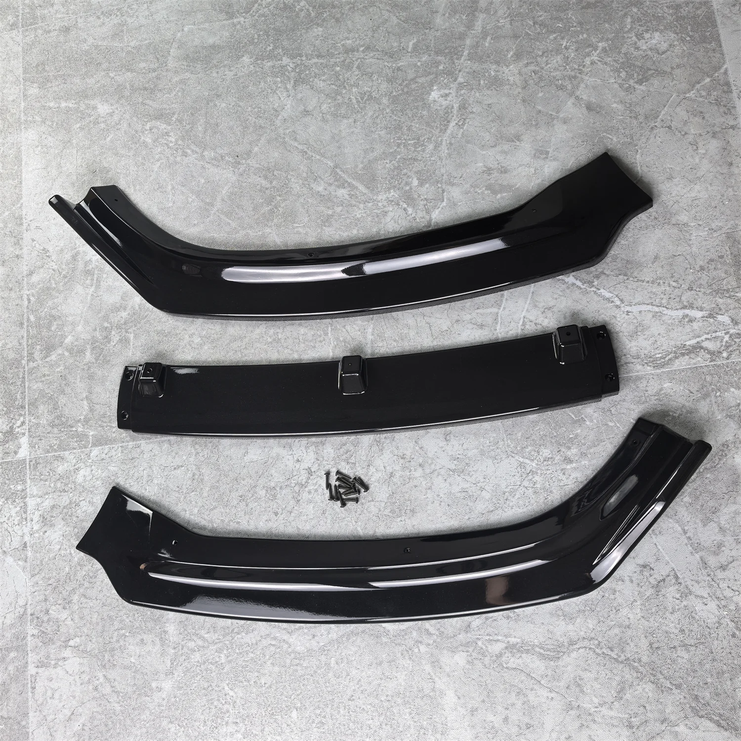 Car Front Bumper Lip Spoiler For Skoda Kodiaq Splitter Diffuser Retrofit Kodiaq MK1 NS NV TSI TDI 2017-2021 Bodykits Tuning