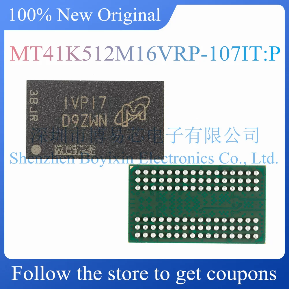 

NEW MT41K512M16VRP-107IT:P.D9ZWN.Original Product.BGA-96