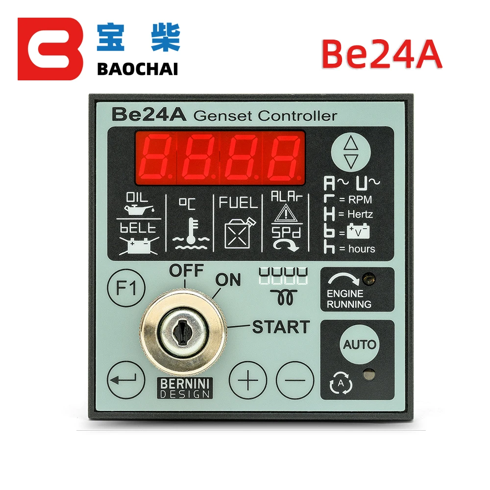 Original BE24 BE24A BERNINI Diesel Generator Engine Controller Control Panel Made In Italy Replace of BE23 Genset Parts