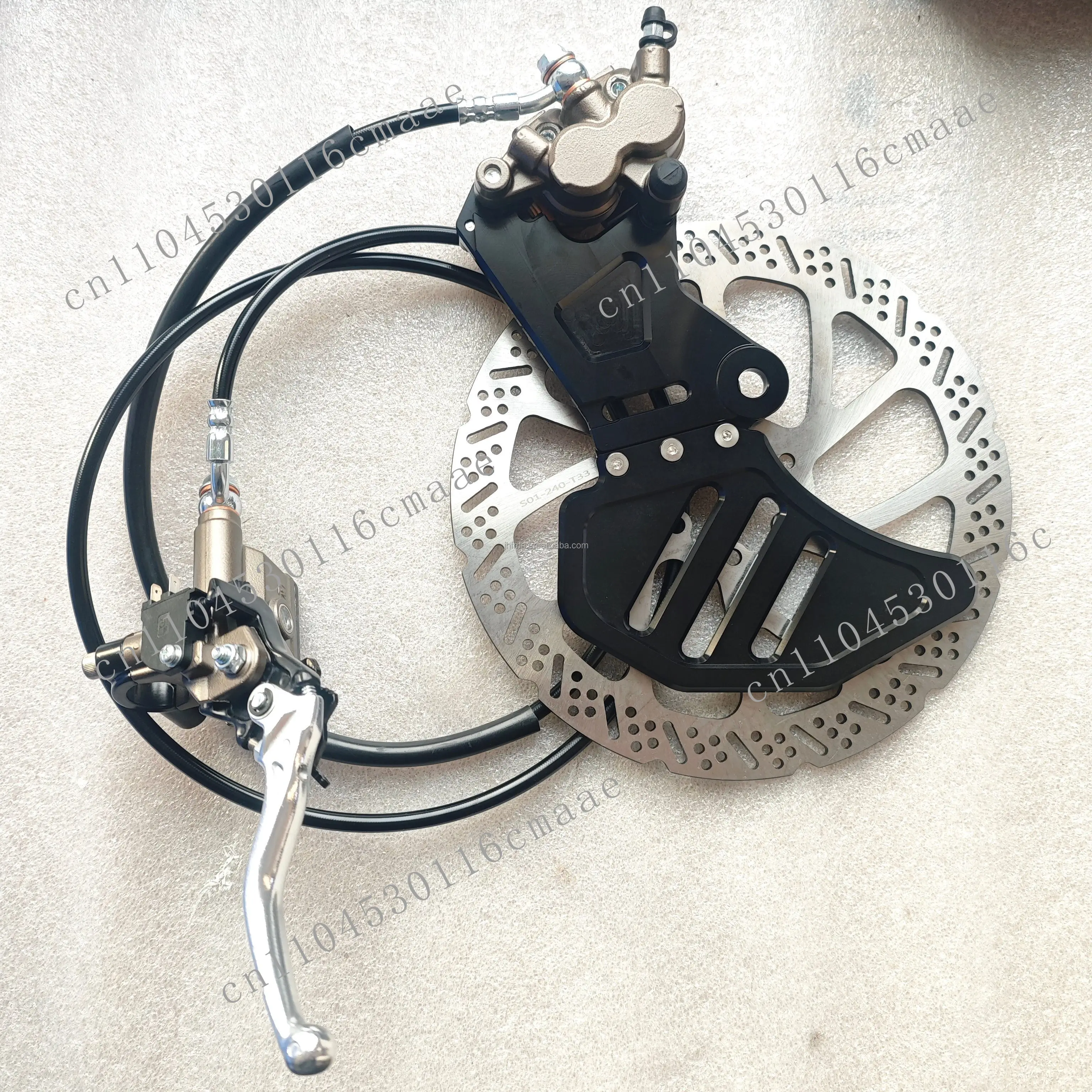 Rear Brake Assembly Bracket Disc Group Suitable for 2.0 Motorcycles Motorcycle Parts Deflated