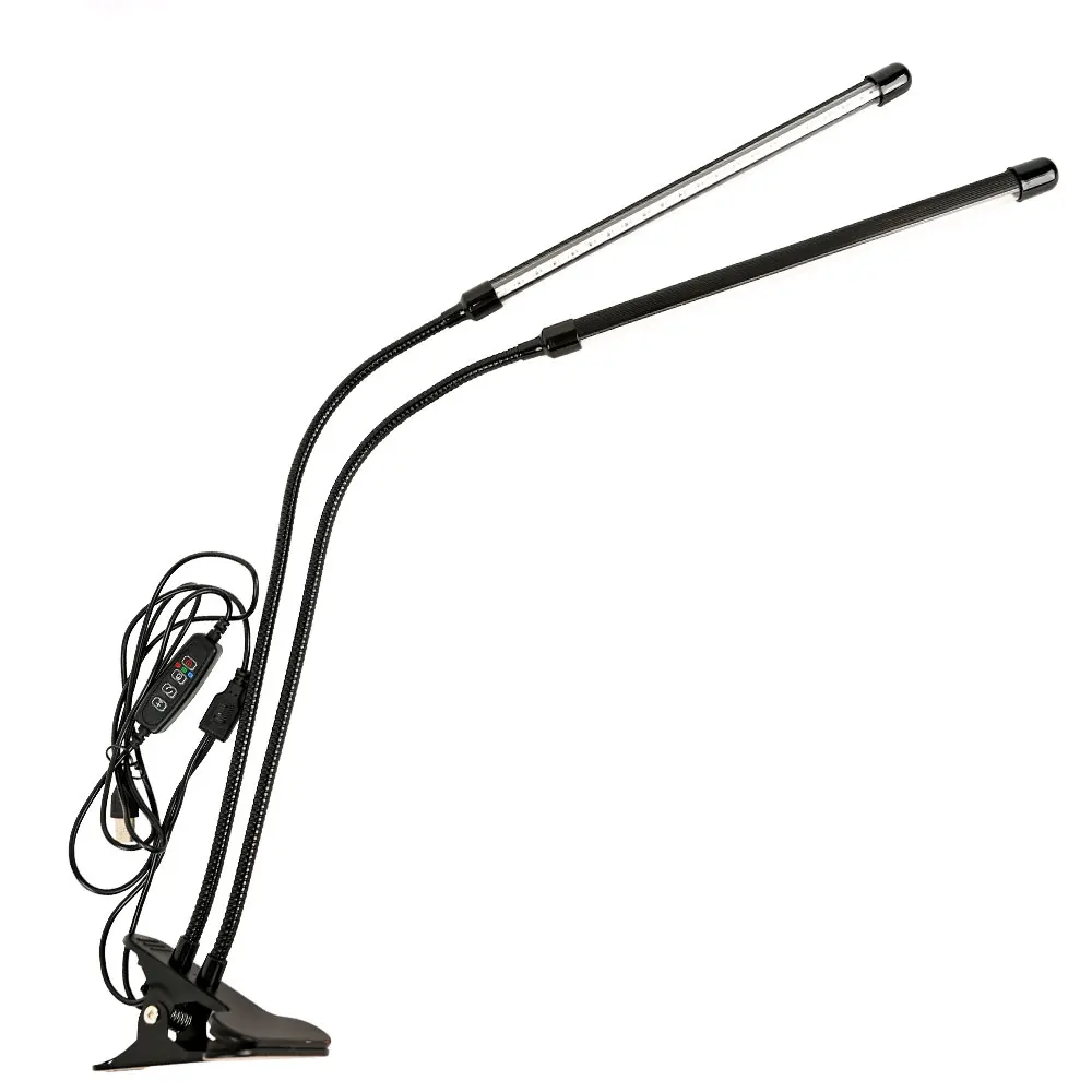 ضوء نباتي مزدوج الرأس جديد، ضوء نمو احترافي، ضوء نباتي كامل الطيف، ضوء نمو LED