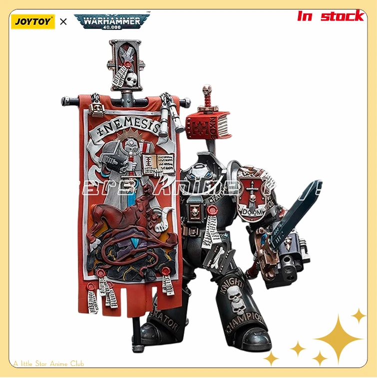 

Оригинальная игрушка JOYTOY 1/18 Action Fiqure Warhammer 40000, серые рыцари Терминатор Retius Akantar, модель игрушки