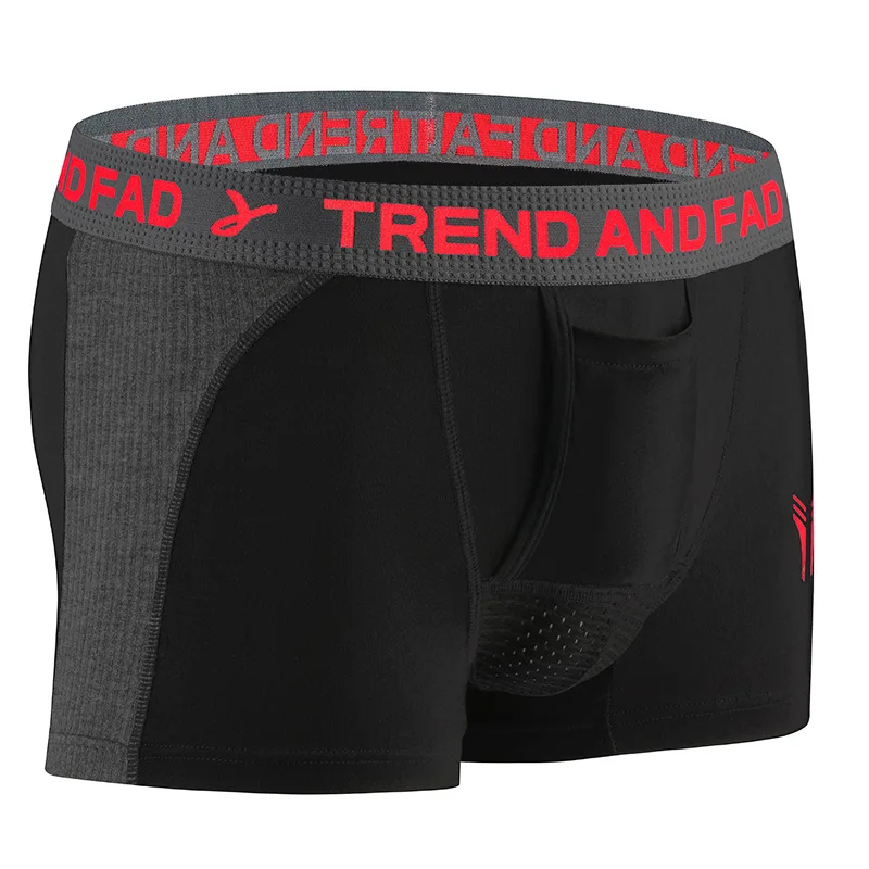 Men's Panties Bullet Separation Pouch Boxers Panties Youth Modal Functional Physiological Underpants Summer Breathable Knickers