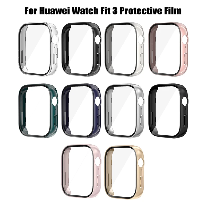 Protective Case For Huawei Watch Fit 3 PC Watch Screen Protector Shell All-Inclusive Watch Case For Huawei Watch Fit 3 Cover