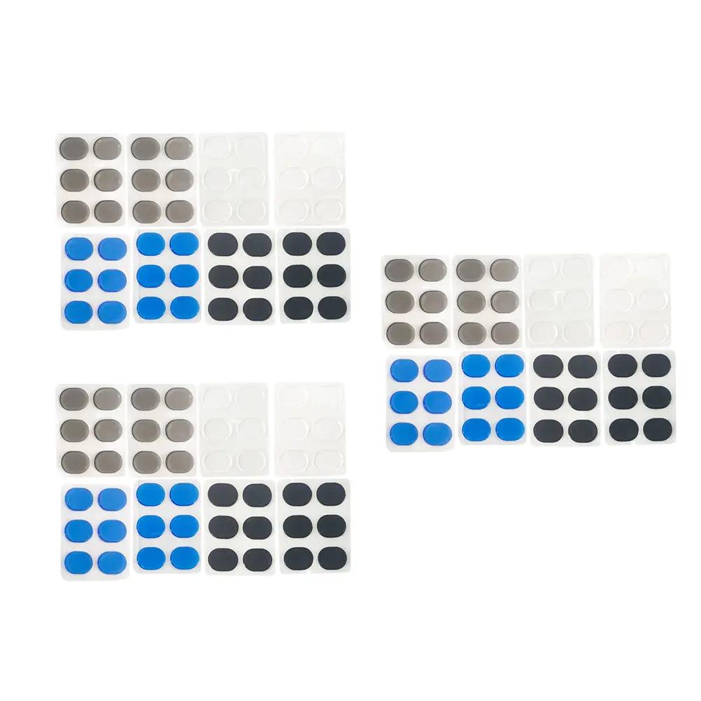 

48 Pcs Drum Gel Pad Mufflers Dampening Pads Mute Bumper Practice Accessories for Silica Supply Silencers