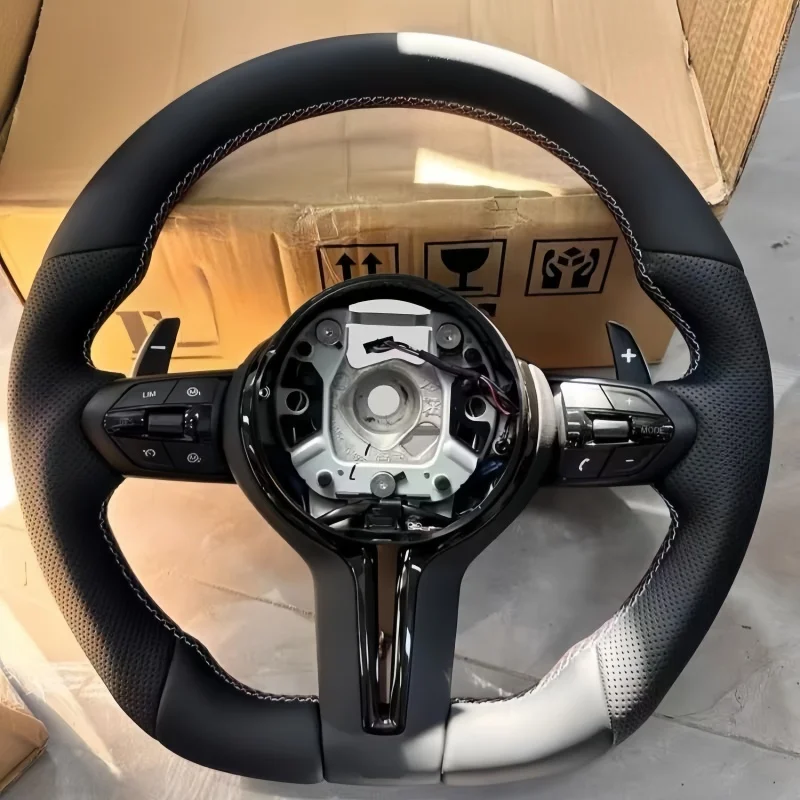 

Customized Microfiber Leather Car Steering Wheel F10 F20 F25 F26 F30 F36 M3 M5 F80 F82 E70 M Sport Steering Wheel For BMW E90