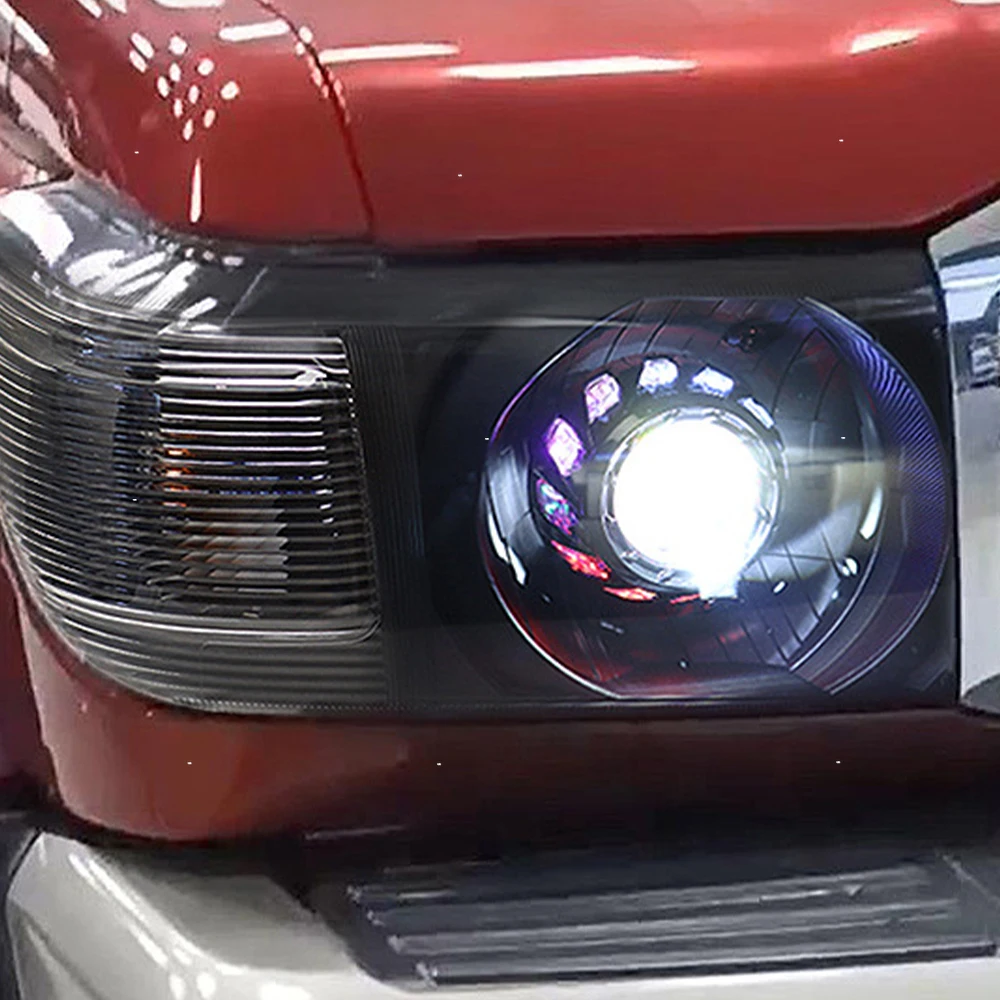 

For Toyota Land Cruiser LC71 LC76 LC78 LC79 2006-2023 Headlight Assembly Upgrade Startup Effect LED Projector Lens Accessories