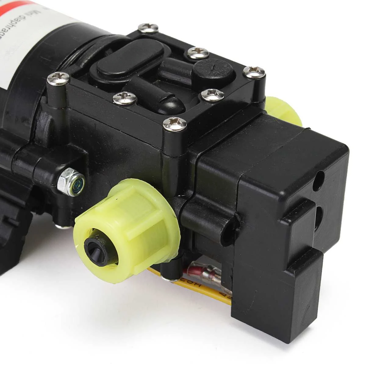 Water Pump DC 12V 0.6Mpa 4.0 L/min Self Priming Pump Water High Pressure Diaphragm for Caravan / RV / Boat / Marine Boat
