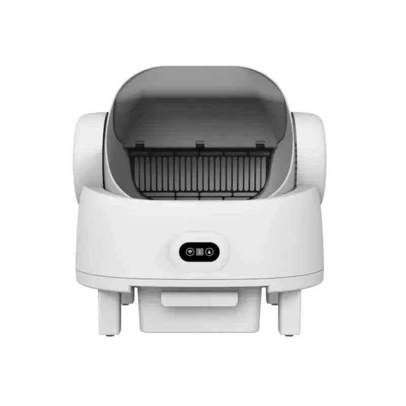 STLF Open oversized fully automatic electric smart cat toilet with self-cleaning garbage removal system, suitable for