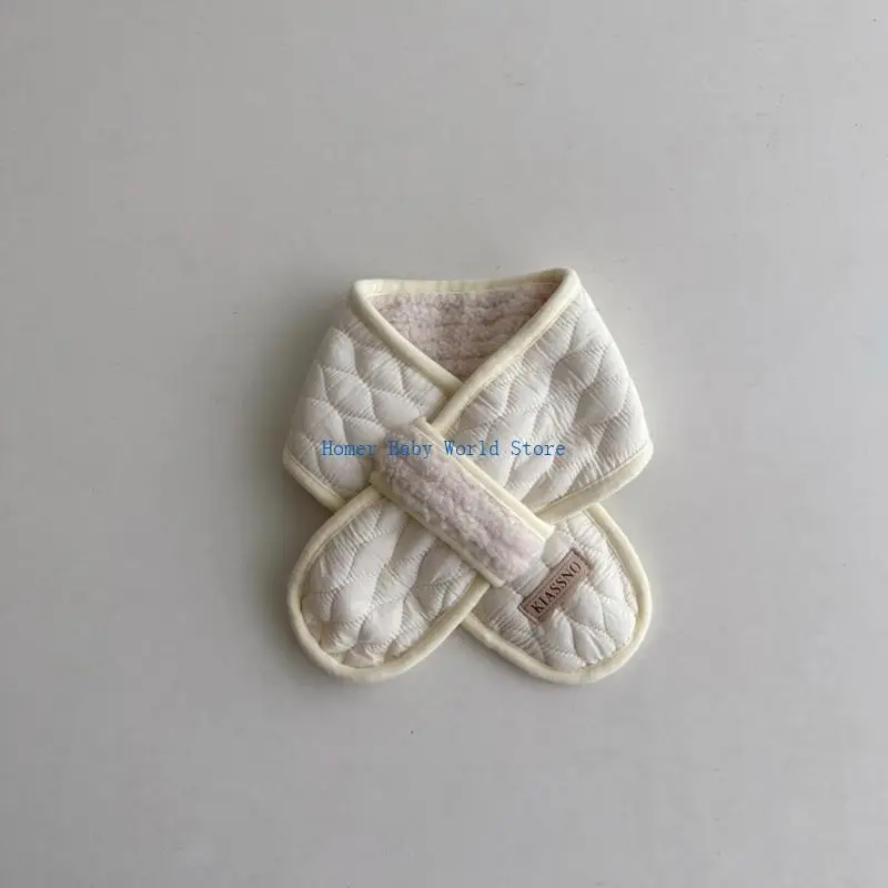 B2QD Baby Winter Scarf Neck Never Windproof Warm Warm Solv