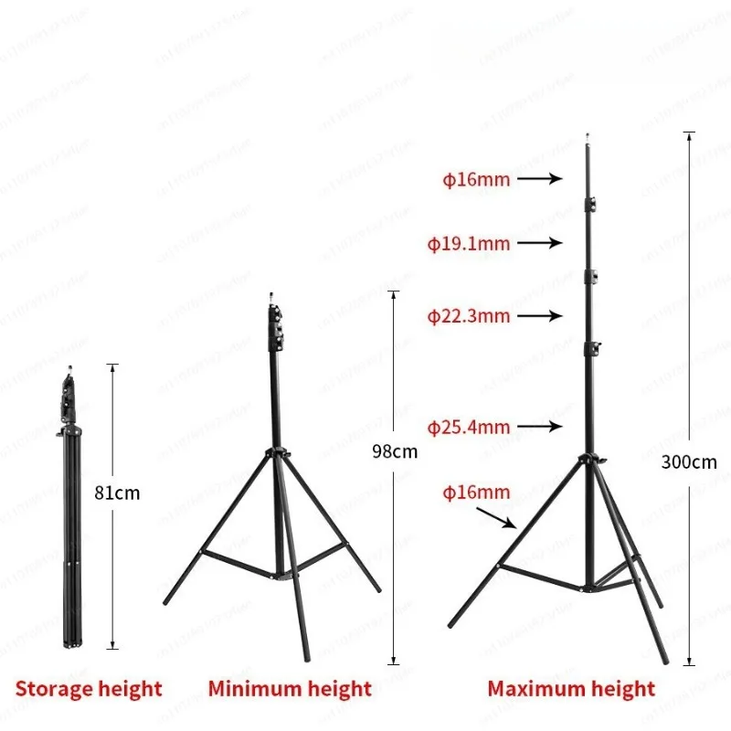 3 meters laser bracket projector adjustable base level tripod camera gimbal telescopic fixed leveling