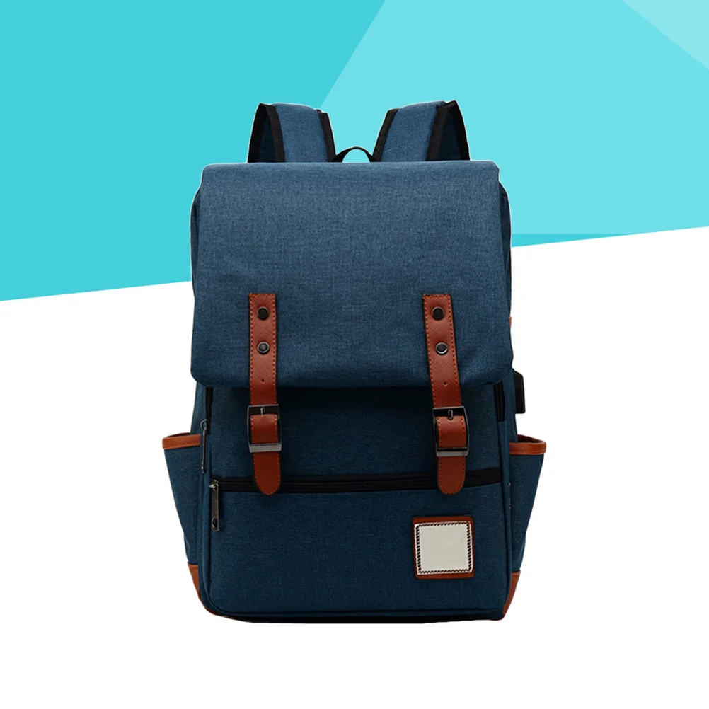 

Outdoor Travel Backpack Heavy Duty Canvas Hiking Daypack Spacious Adjustable Straps Smooth Zipper For Camping Trekking Gym