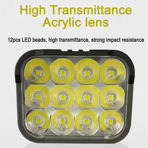 Imagen 2 del producto Luz led 2 en 1 para bicicleta, faro con bocina, Banco de energía, linterna para manillar, carga USB, resaltado para ciclismo de carretera y MTB