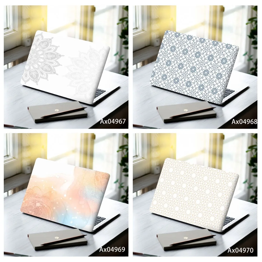 Vinyl Exotic Moroccan Geometric Tile Pattern Graphic Decal Laptop Sticker for Laptop Notebook Computer Skin Decorations