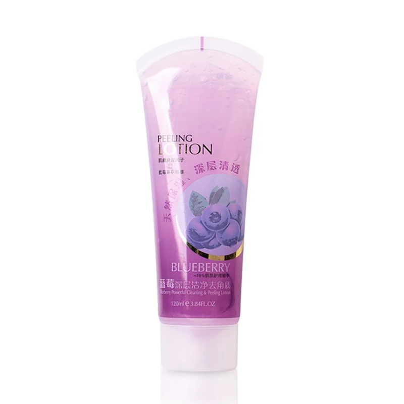 Gel exfoliante Facial para mujer, exfoliante para eliminar la piel muerta, limpieza profunda Facial, loción hidratante de rosa, suministros para el cuidado de la piel, 120ML, 1 unidad