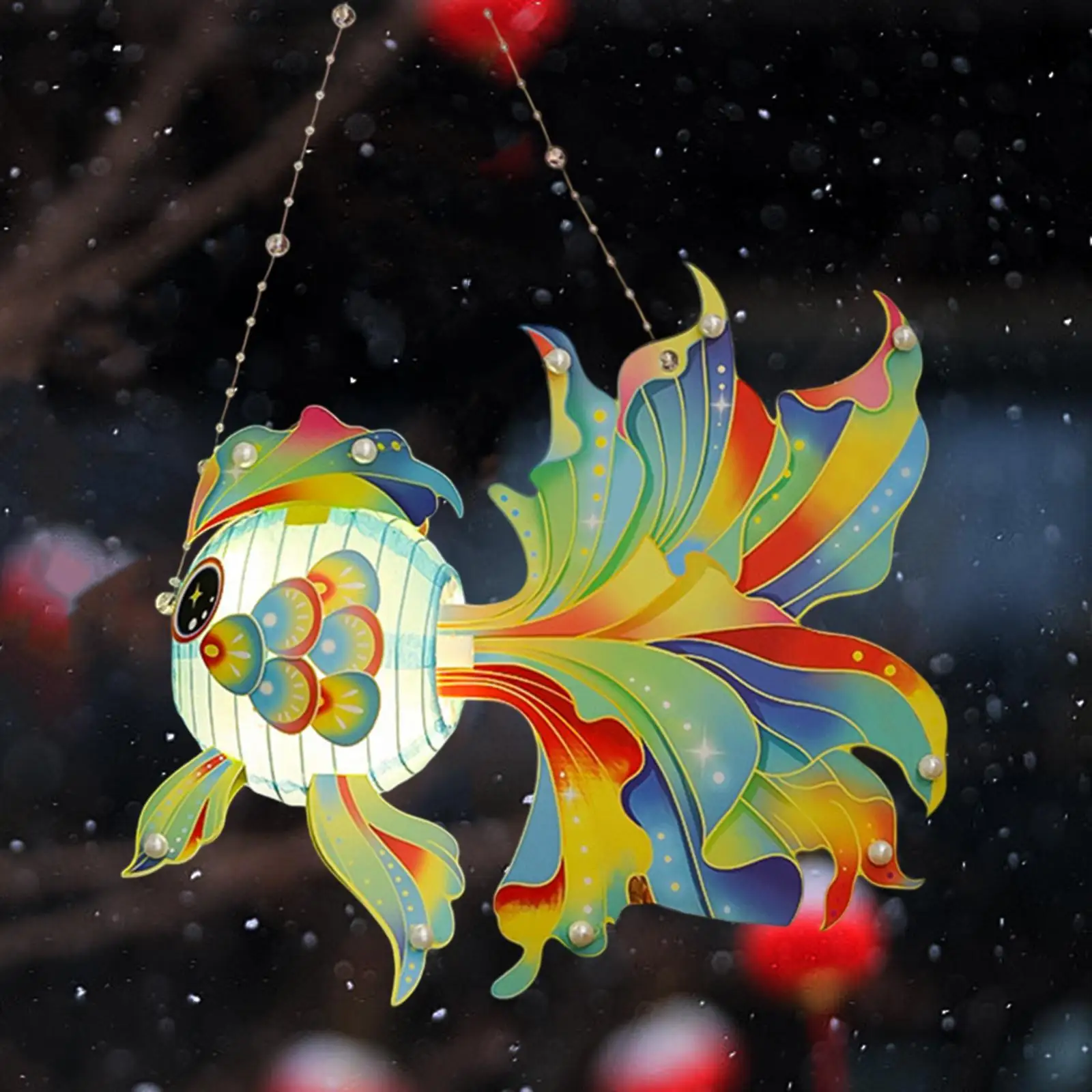 Chinesische Festival-Laterne, DIY-Papierlaterne für die Dekoration zum Mittherbsturlaub