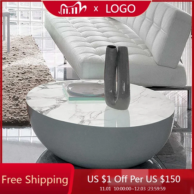 

Italian Cheap Coffee Table Designer Luxury Living Room Nordic Nordic Round Cheap Side Table Writing Mesa Auxiliar Home Furniture