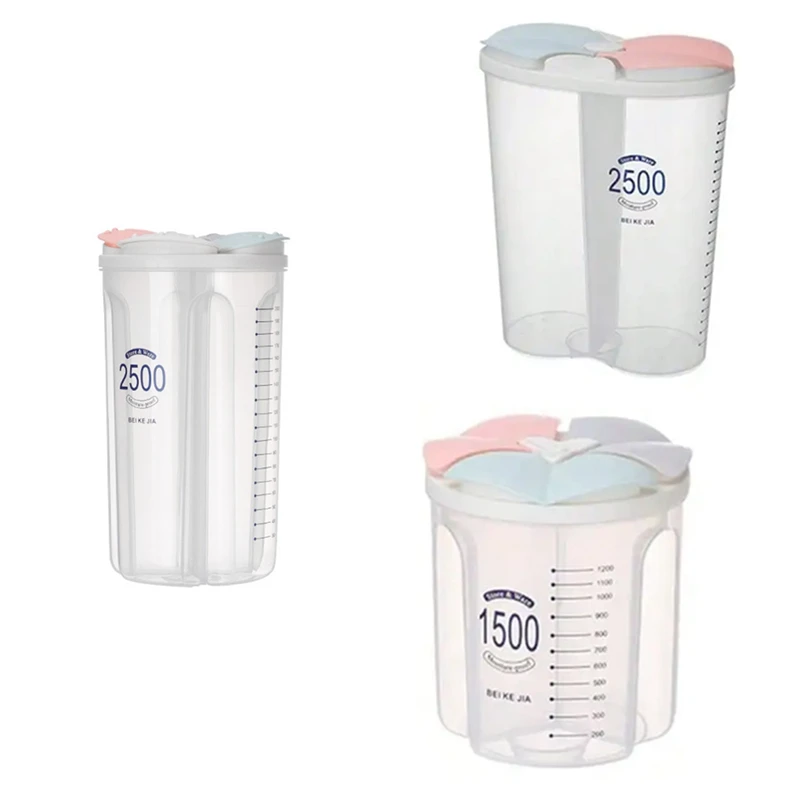 1 PCS Grain Storage Tank Compartment Storage Tank Transparent Kitchen Household Food Sealed Storage Box