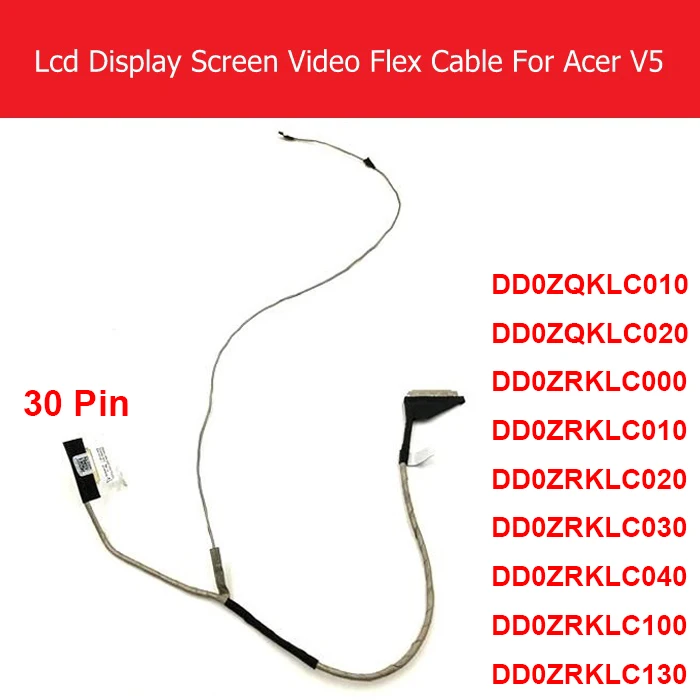 WEETEN Laptop Screen Video Flex Cable For ACER Aspire V5-573 V5-573G V5-573P V5-573PG V5-572 V5-572G V7-581 Lvds LCD LED cable