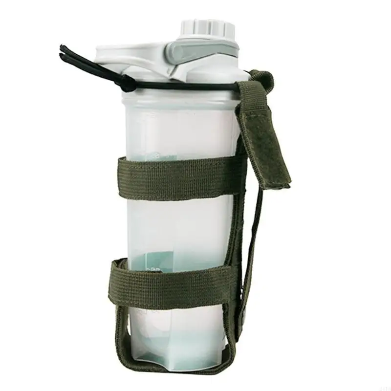 Bottle Holder Bag Adjustable Webbing Water Bottle Holder Bag w/Drawstring