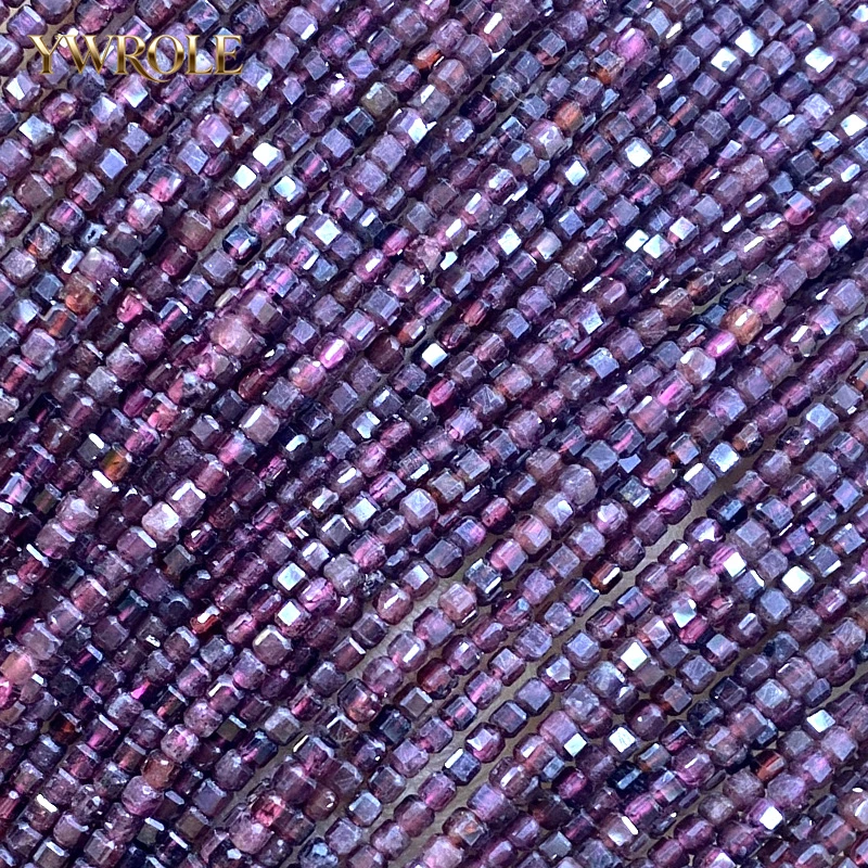 

Бусины-разделители из натурального красного граната, квадратные, 2x2 мм, для изготовления ювелирных изделий, серег, браслетов, подвесок, аксессуаров, 15 дюймов