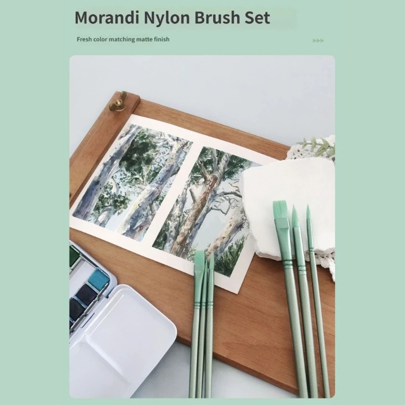  Pack of Professional Paint Brush Nylon Bristles Acrylic Painting Oil Painting Watercolor Painting Art Painting Brushes