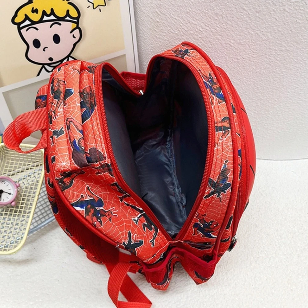 Marvel Spider-Man Cute Cartoon Children Backpack for Kindergarten Lightweight Ergonomic Shoulder School Bag for Boys Girls Kids