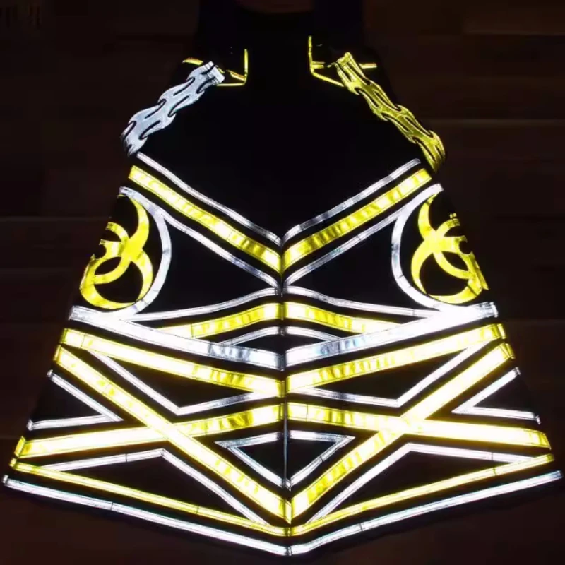 

Unisex Cool Reflective Strip Night Vision Pants Shuffle Ghost Dancing Pants Luminous Trousers Melbourne Shuffle Phat Pants