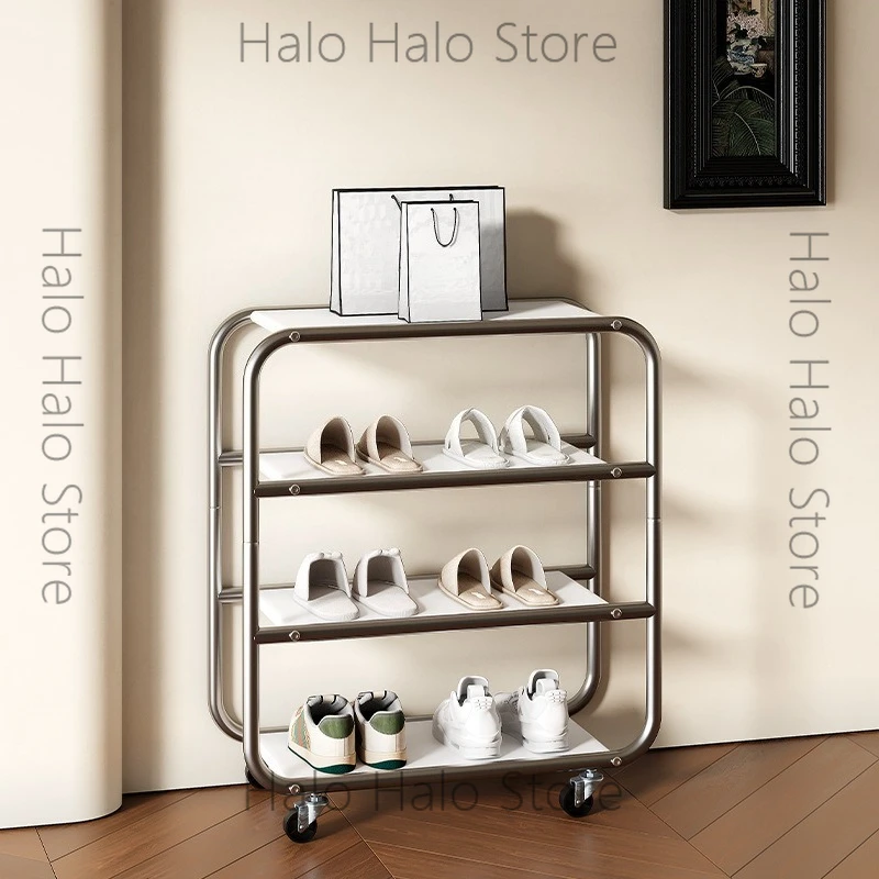 

Shoe rack entrance household simple dormitory small shoe cabinet storage artifact multi-layer light luxury simple medieval