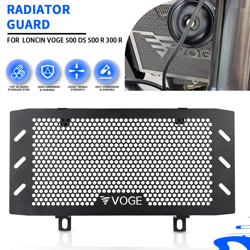 Para LONCIN VOGE 500 DS 500 R 300 R VOGE 500DS 500R 300R Protector para parrilla de motocicleta cubierta protectora red