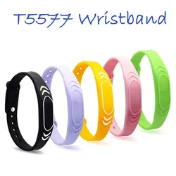 T5577 Changeable Magic Wristband RFID Smart Chip Card EM4305 Clone Rewriteable Ring 125Khz Copy ID Token Tag Bracelet