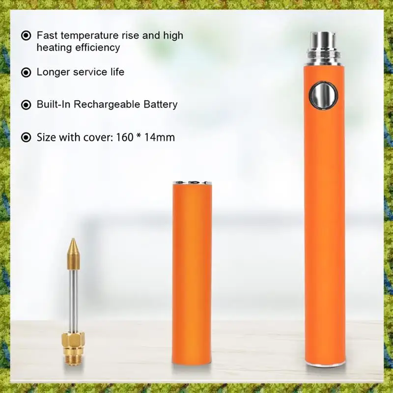 

UISN Soldering Iron Kit,Cordless Household Electric Soldering Iron 5V 15W 1100Mah Portable Soldering Kit,For Home DIY Welding